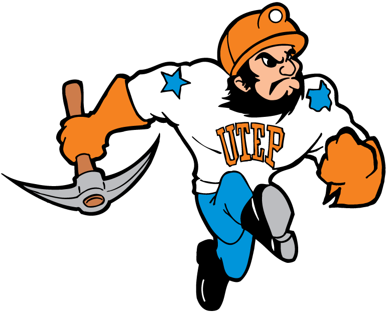 UTEP Miners 1992-2003 Mascot Logo v2 iron on transfers for clothing